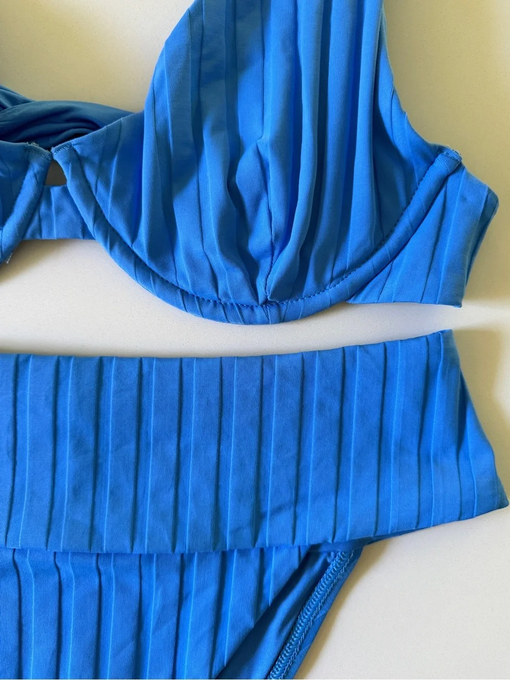 Vitamin A Bikini Set Ribbed Swimsuit - Picture 9 of 14